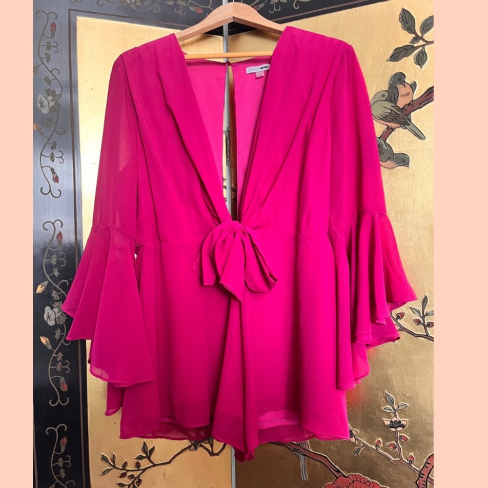 Fuchsia Pink Romper size XL